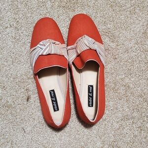 Violet and Red Shoes